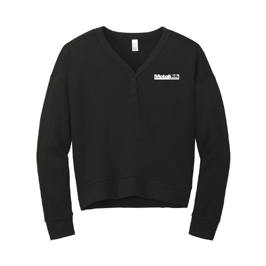 District Women's Perfect Tri Fleece V-Neck Sweatshirt